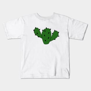 Thorny cactus. A hint of a complex person. Desert plant. Spike. Kids T-Shirt